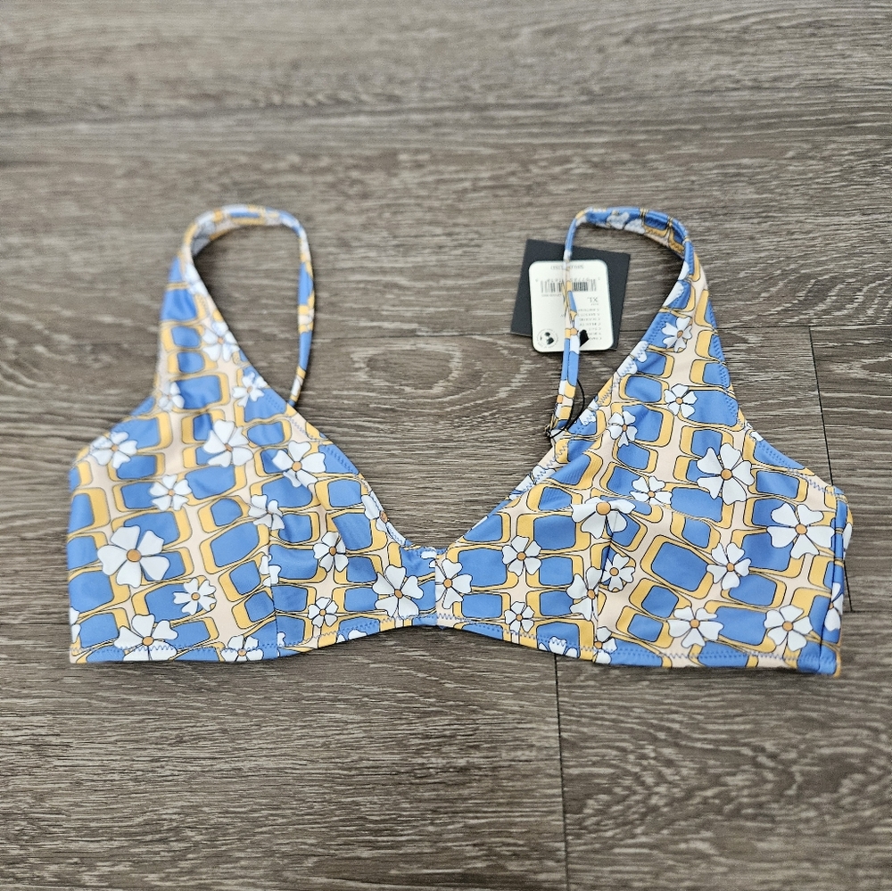 NWT Free People Inner relm Bikini Top